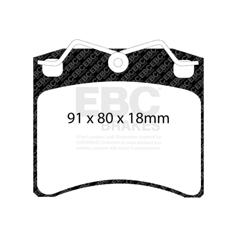 EBC Brakes Pad and Disc Full vehicle Kit (PD40K2100)