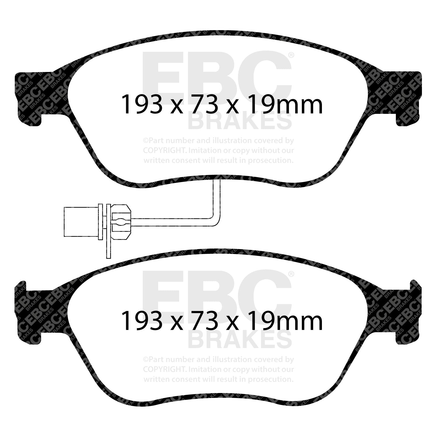 EBC Brakes Pad and Disc Full vehicle Kit (PD40K243)