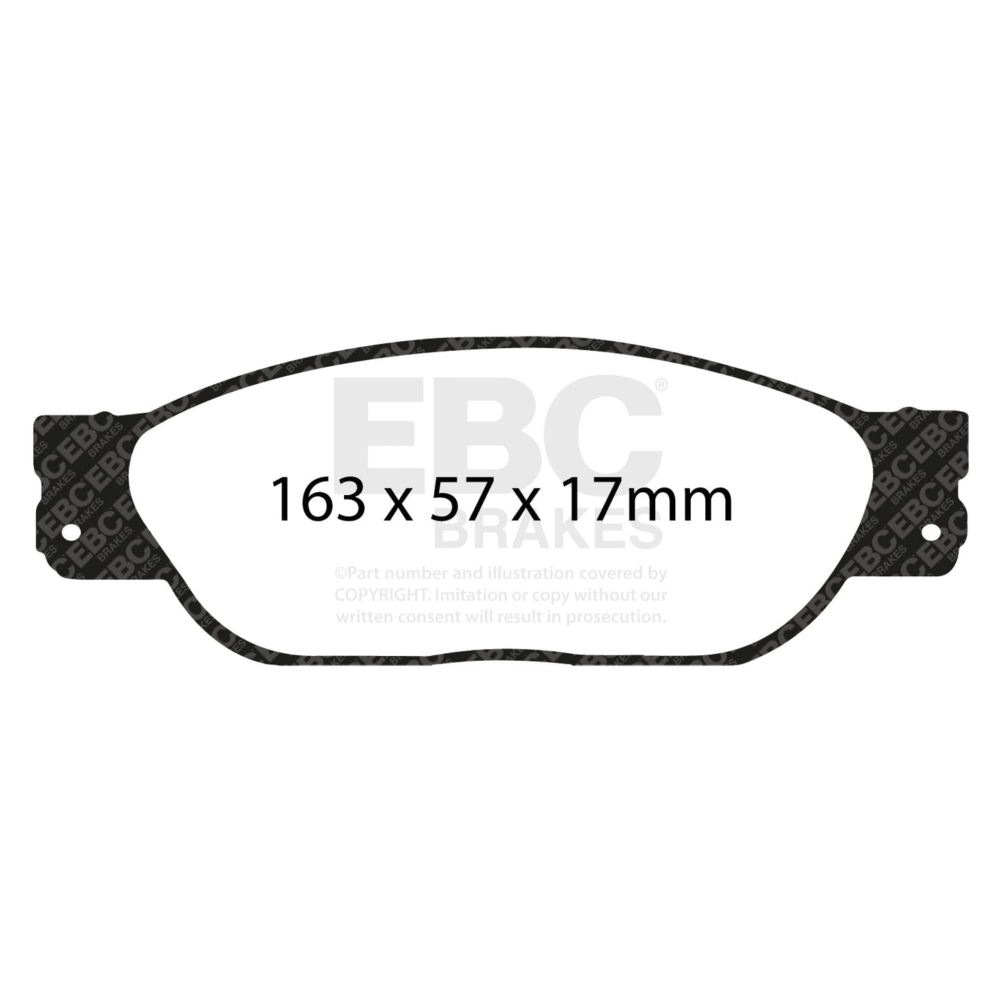 EBC Brakes Pad and Disc Kit (PD12KF146) Image 3