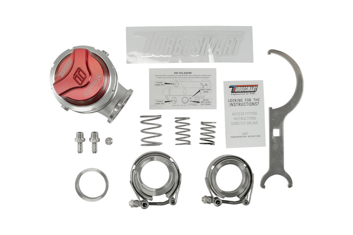 Turbosmart Turbosmart GenV WG40 CompGate40 14psi Red – Image 4