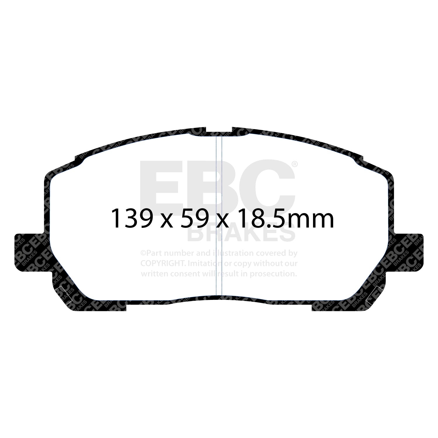 EBC Brakes Pad and Disc Full vehicle Kit (PD40K2156) Image 4
