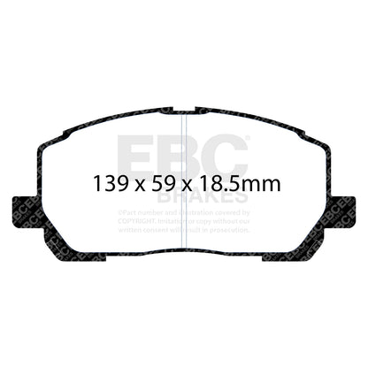 EBC Brakes Pad and Disc Full vehicle Kit (PD40K2156) Image 4