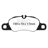 EBC Bluestuff NDX Trackday Brake Pad Set (DP52057NDX) Image 3