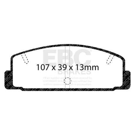 EBC Bluestuff NDX Trackday Brake Pad Set (DP5729NDX) Image 2
