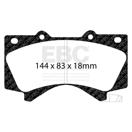 EBC Brakes Pad and Disc Kit (PD04KF714) Image 1