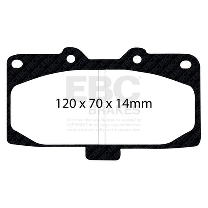 EBC Brakes Pad and Disc Kit (PD10KF241) Image 3