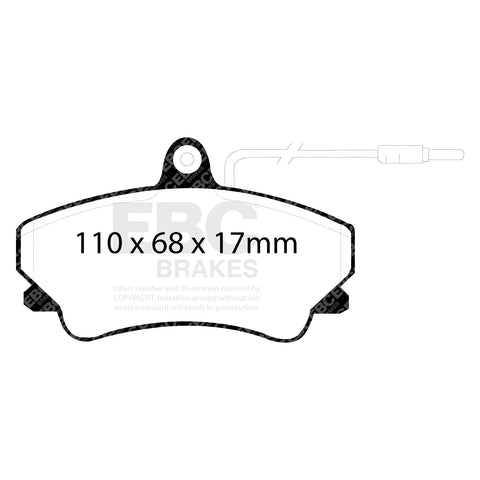 EBC Brakes Pad and Disc Kit (PDKF1642)