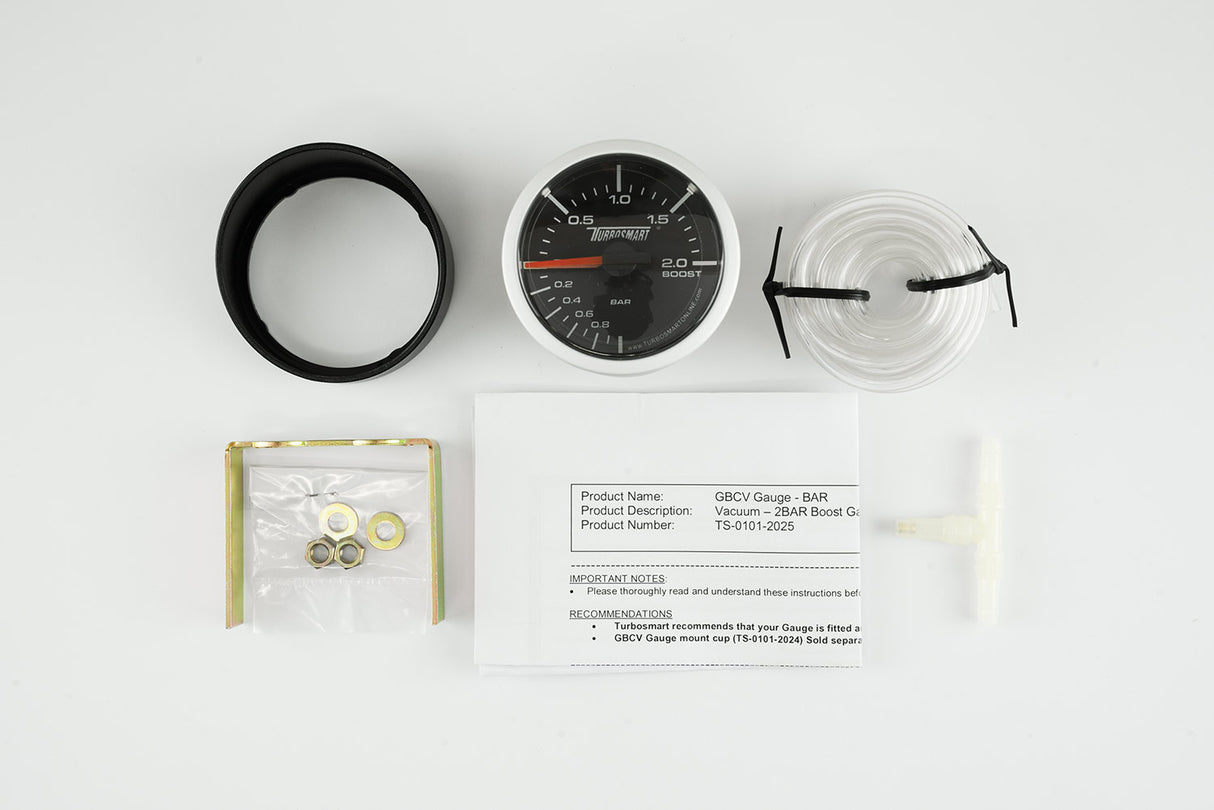 Turbosmart Turbosmart Boost Gauge 0-2 Bar 52mm – Image 2