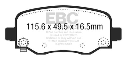 EBC Brakes Pad and Disc Kit (PDKR1110)