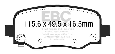 EBC Brakes Pad and Disc Full vehicle Kit (PD40K2490)