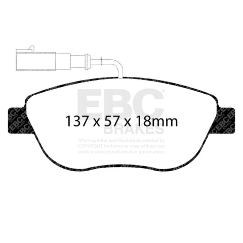 EBC Brakes Pad and Disc Kit (PDKF656) Image 2