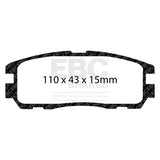 EBC Brakes Pad and Disc Kit (PDKR447) Image 1