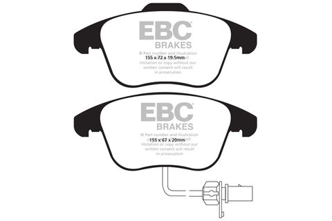 EBC Brakes Pad and Disc Kit (PD08KF051) Image 1