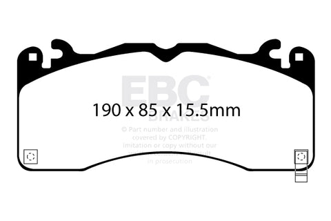 EBC Performance Pack Pad & Line Kit with Yellowstuff Pads (PLK2013) Image 2