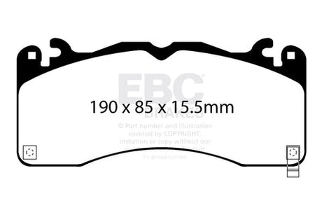 EBC Performance Pack Pad & Line Kit with Yellowstuff Pads (PLK2013) Image 2