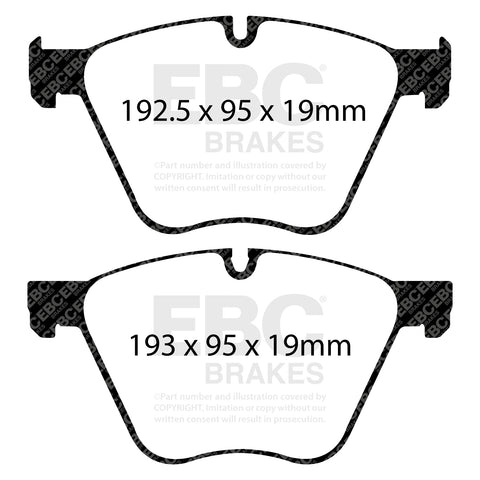 EBC Brakes Pad and Disc Kit (PD06KF701) Image 1
