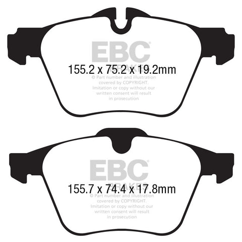 EBC Brakes Pad and Disc Kit (PD03KF1486)
