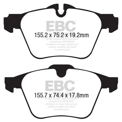 EBC Brakes Pad and Disc Kit (PD03KF1486)