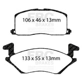 EBC Brakes Pad and Disc Kit (PDKF2013) Image 2