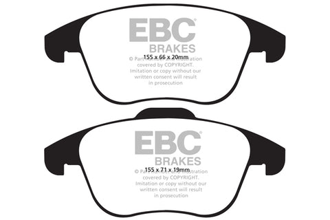 EBC Greenstuff 2000 Series Sport Brake Pad Set (DP21997) Image 2