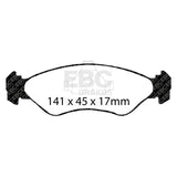 EBC Brakes Pad and Disc Kit (PDKF722) Image 2