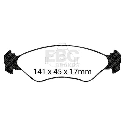 EBC Brakes Pad and Disc Kit (PDKF722) Image 2