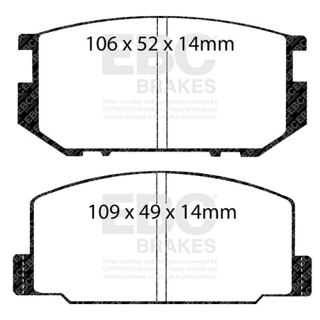 EBC Brakes Pad and Disc Kit (PDKF569) Image 2
