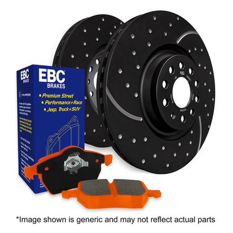 EBC Brakes Pad and Disc Kit (PD15KF610) Image 1
