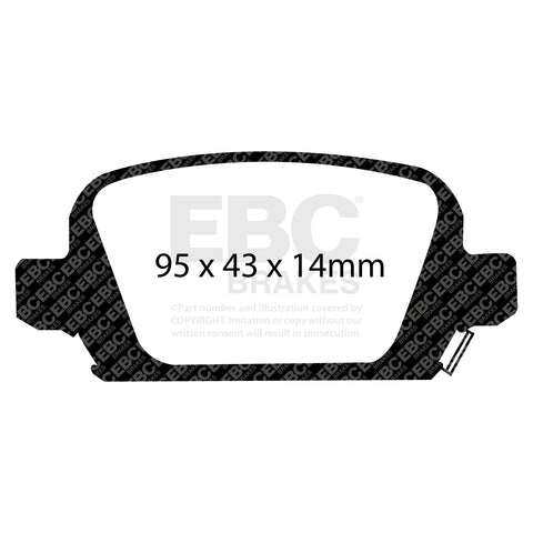 EBC Brakes Pad and Disc Kit (PDKR700) Image 1