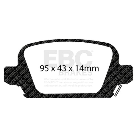 EBC Brakes Pad and Disc Kit (PDKR700) Image 1