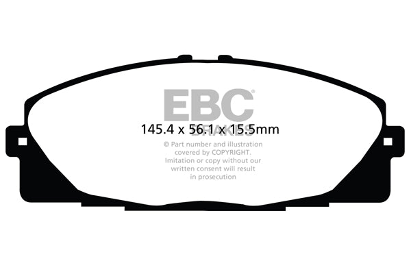 EBC Brakes Pad and Disc Kit (PDKF2322)