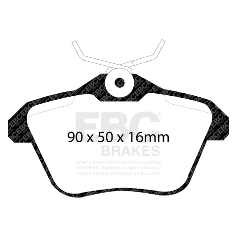 EBC Brakes Pad and Disc Full vehicle Kit (PD40K053) Image 3