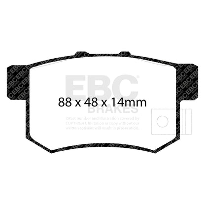 EBC Brakes Pad and Disc Kit (PDKR409) Image 4