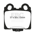 EBC Greenstuff 2000 Series Sport Brake Pad Set (DP21224) Image 1