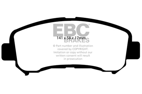 EBC Brakes Pad and Disc Full vehicle Kit (PD40K1384) Image 3