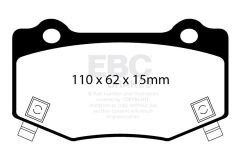 EBC RP1 Brake Pads DP83023RP1 Rear Image 3