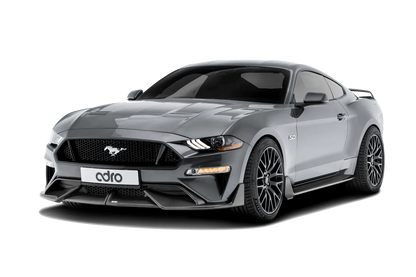 Ford Mustang Carbon Fibre Front Splitter by Adro (2018+) - | Front Lips & Splitters | FD Racing