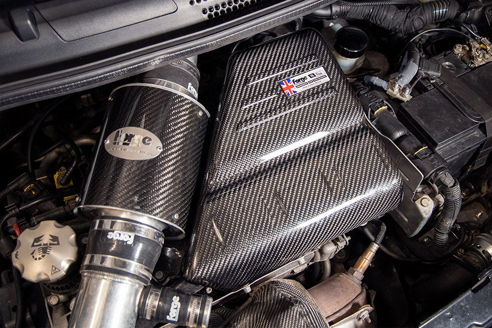 Forge Motorsport Carbon Fibre Engine Cover for Fiat 695 Abarth 180 BHP, Garrett Turbo (FMEC4) - photo 9