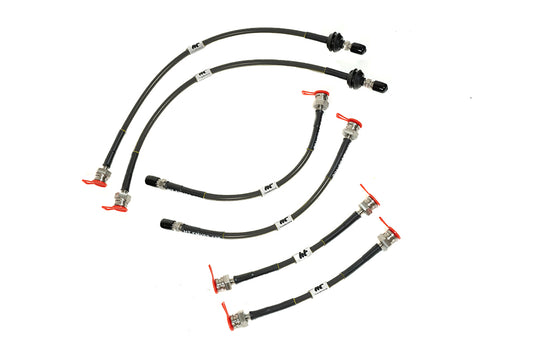 HoseTechnik Braided Brake Lines for Fiat Bravo 1.4 T-Jet (FIA-6-067)