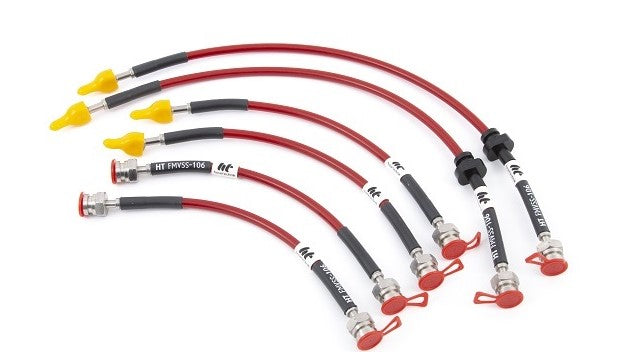 HoseTechnik Braided Brake Lines for Mitsubishi GTO (MIT-8-048B)