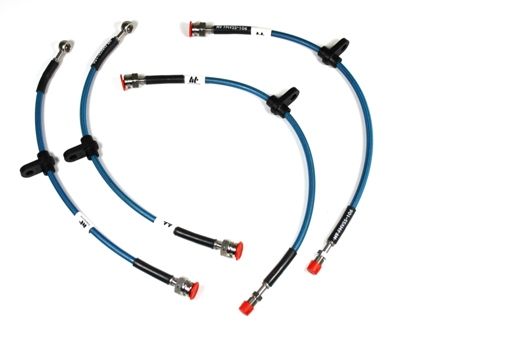 HoseTechnik Braided Brake Lines for Ford Fiesta MK7 ST180 (FMHTBLFOR4217b)