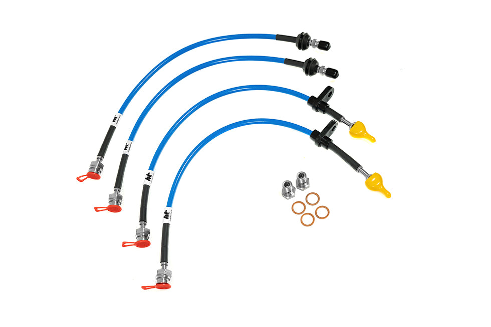 HoseTechnik Braided Brake Lines for Ford Focus Mk2 ST225 (FOR-4-480FK) - photo 3