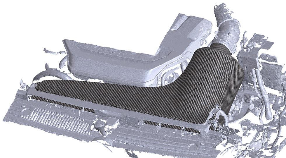 Forge Motorsport Carbon Fibre Induction Kit for Skoda Octavia Mk3 5E VRS 2.0 TSI (FMINDK40) - photo 8