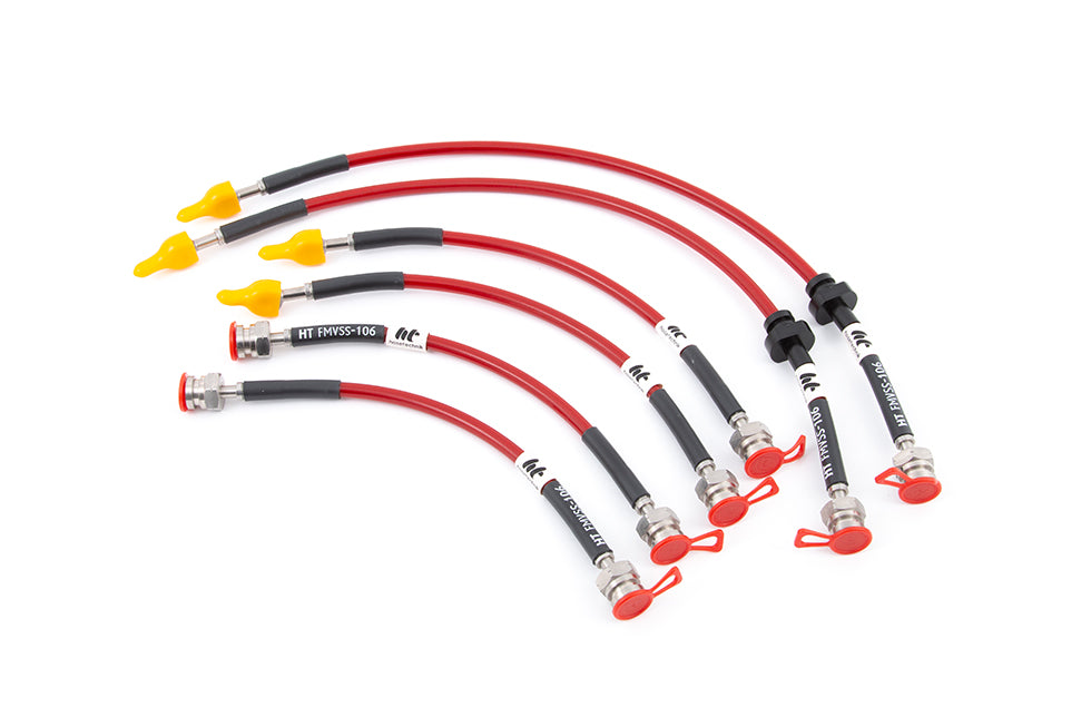 HoseTechnik Braided Brake Lines for Suzuki Swift Sport 1.4 Turbo ZC33S (SUZ-06-013S)
