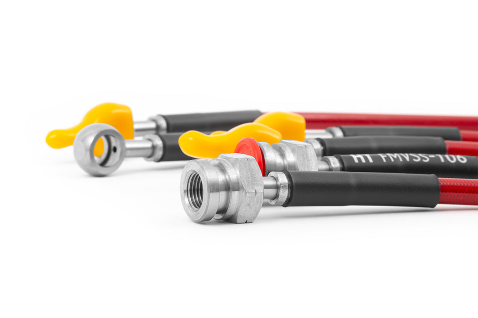 HoseTechnik Braided Brake Lines for Suzuki Swift Sport 1.4 Turbo ZC33S (SUZ-06-013S) - photo 2