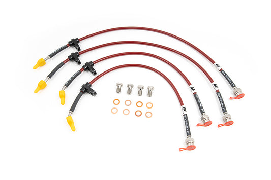 HoseTechnik Braided Brake Lines for Toyota Yaris GR Gen 1 / 2 (SBH-TOY-4-117)