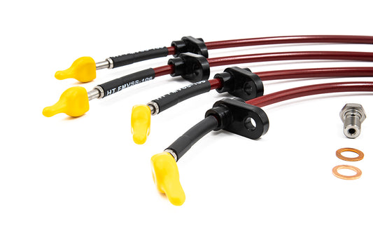 HoseTechnik Braided Brake Lines for Toyota Yaris GR Gen 1 / 2 (SBH-TOY-4-117) - photo 2