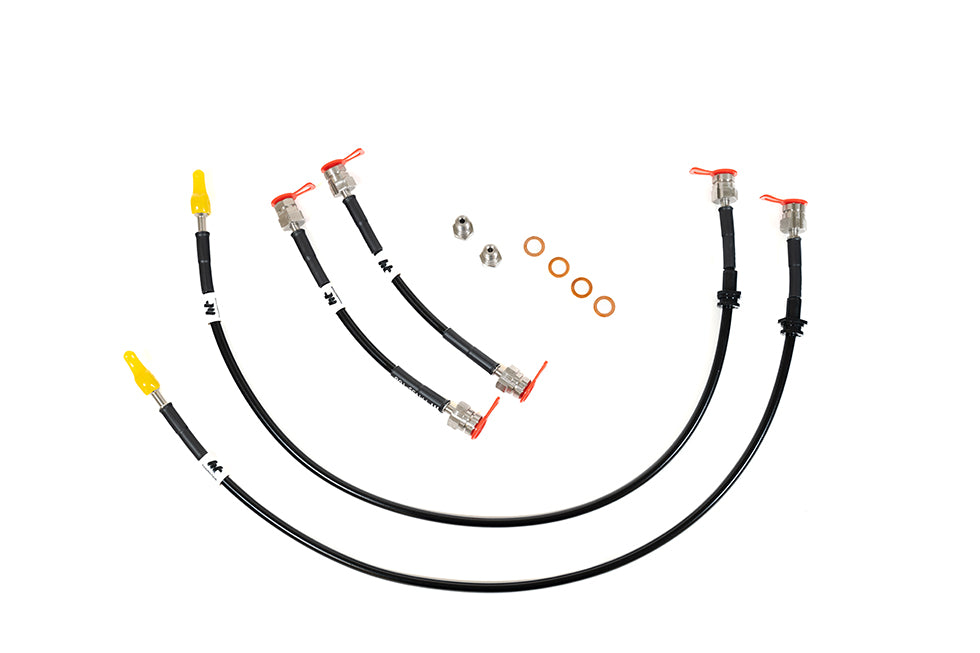 HoseTechnik Braided Brake Lines for Volkswagen T-Cross 1.0 TSI / 1.5 TSI (VAG-4-001)
