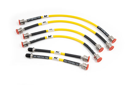 HoseTechnik Braided Brake Lines for Alfa Romeo Giulia Quadrifoglio (HT-ALF-6-141)