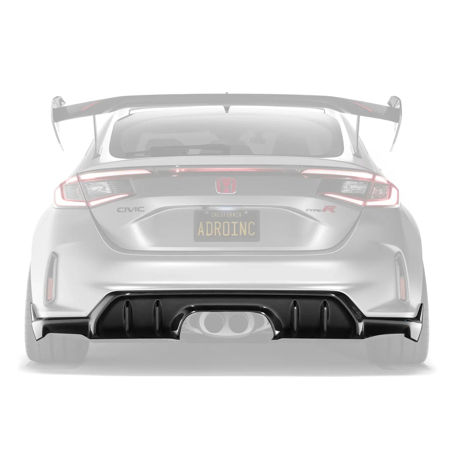 Adro Honda Civic FL5 Type R Carbon Rear Diffuser